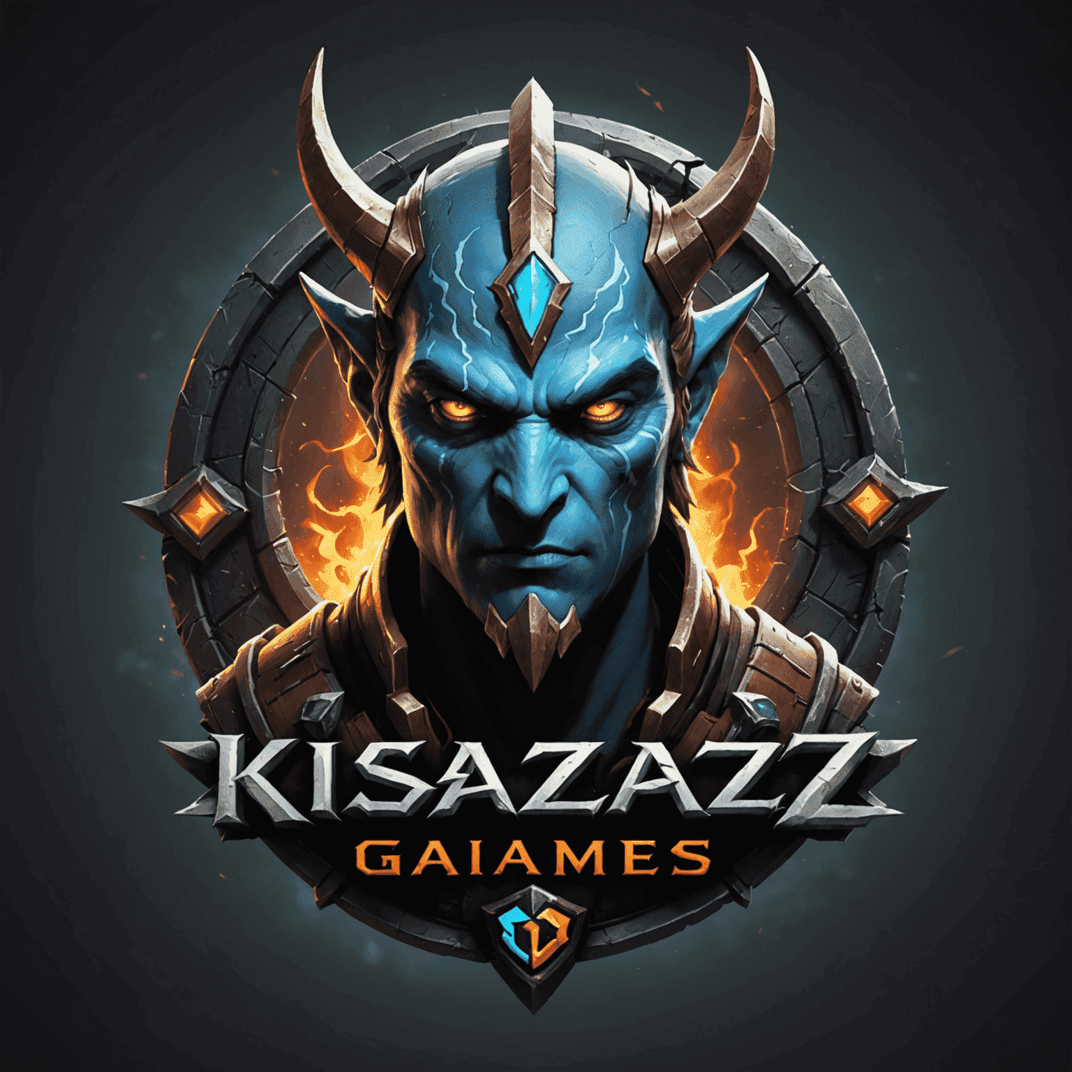 KiszakGames.com logo featuring Dota 2 inspired design