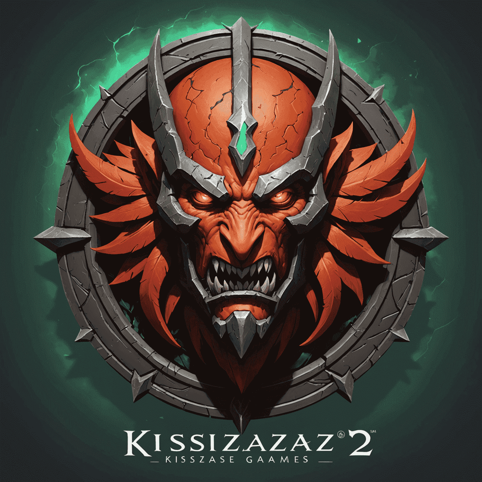 KiszakGames.com logo featuring Dota 2 inspired design