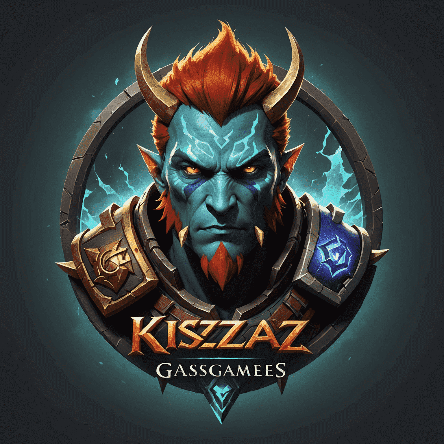 KiszakGames.com logo featuring Dota 2 inspired design