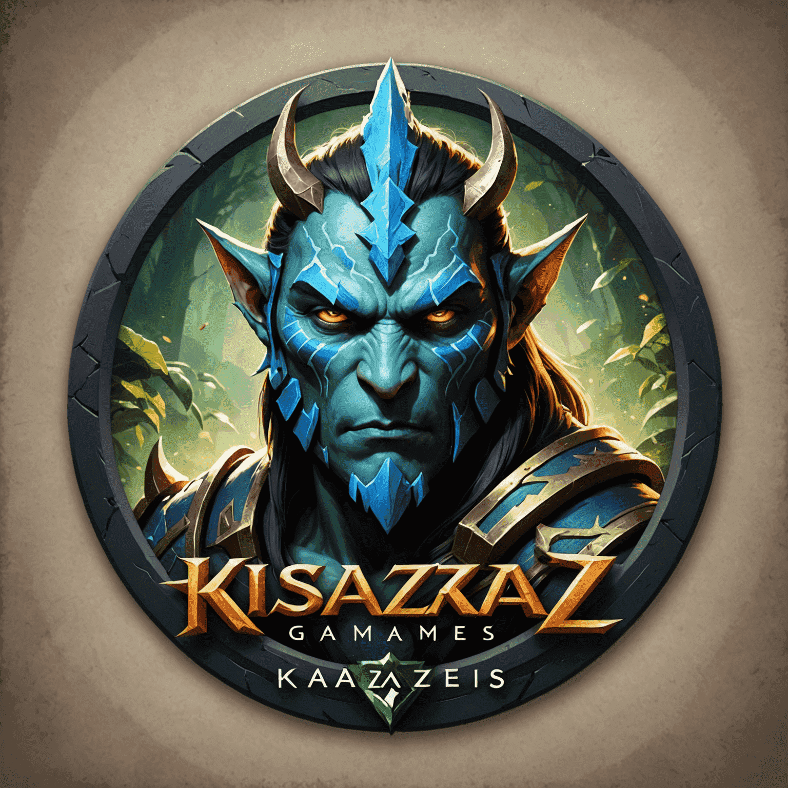 KiszakGames.com logo featuring Dota 2 inspired design