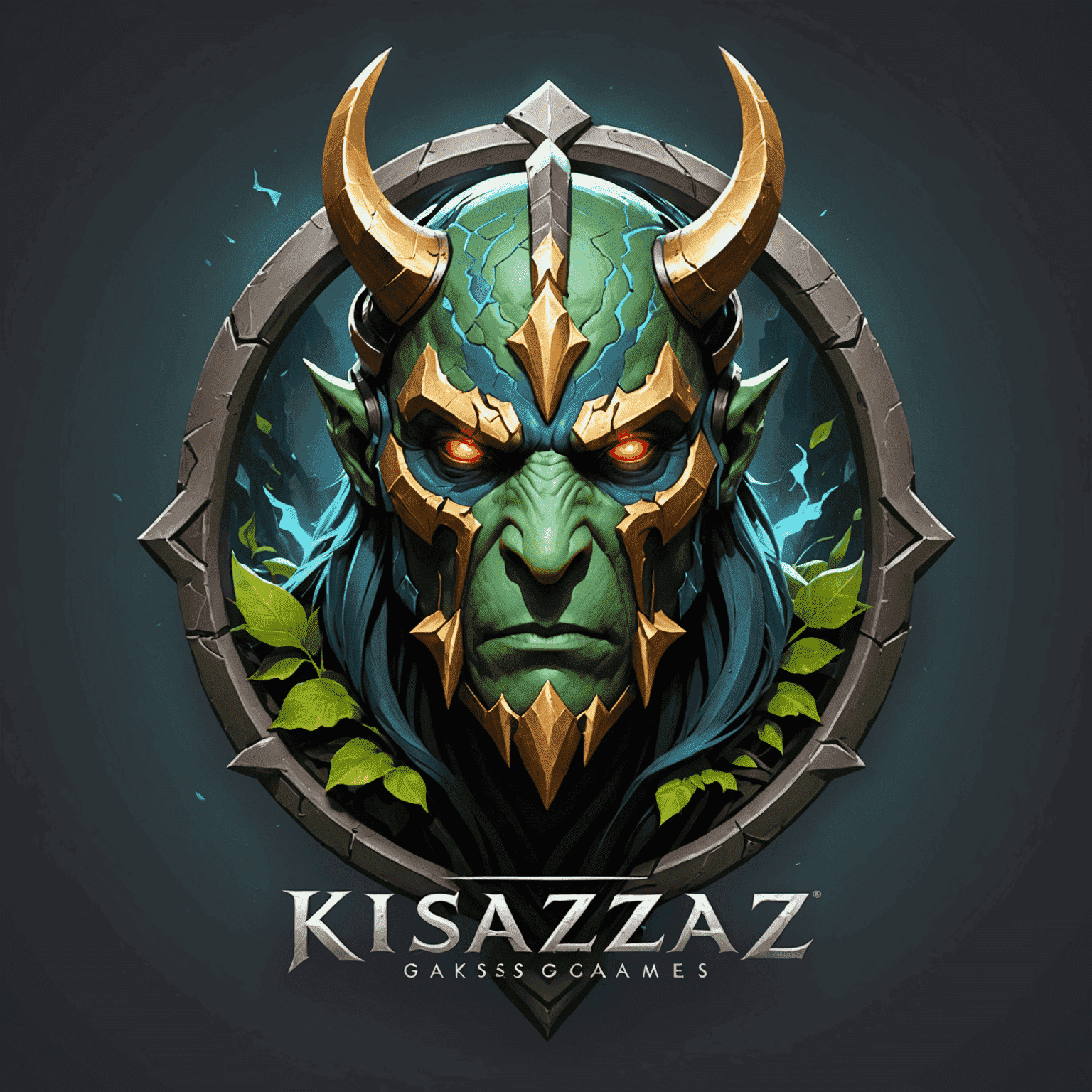 KiszakGames.com logo featuring Dota 2 inspired design