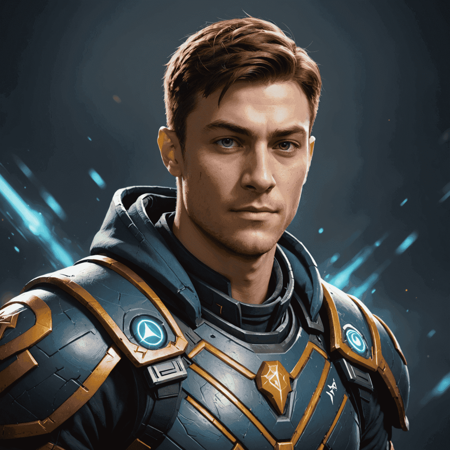 Dota 2 pro player spotlight image showing a professional player and their signature hero